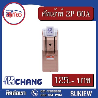 Chang คัทเอ้าท์ 2P 60A