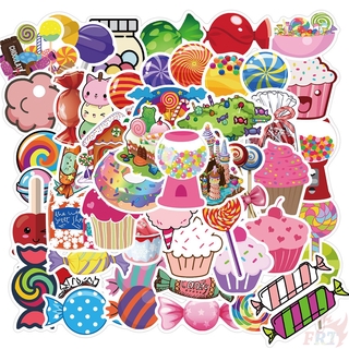 ❉ Rainbow Candy Lollipop Cupcake Dessert Series 01 สติ๊กเกอร์ ❉ 50Pcs/Set Waterproof DIY Decals Doodle สติ๊กเกอร์