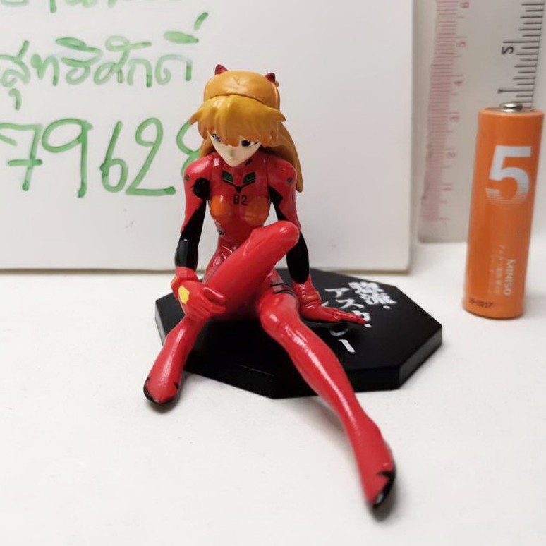 แท้กาชาปองมือสองไม่มีตำหนิ Neon Genesis Evangelion 20 Asuka Langley Soryu In Plug Suit สูง 5224