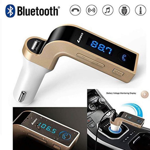 CAR G7 Bluetooth Car Charger FM Modulator บลูทูธในรถยนต์ของแท้