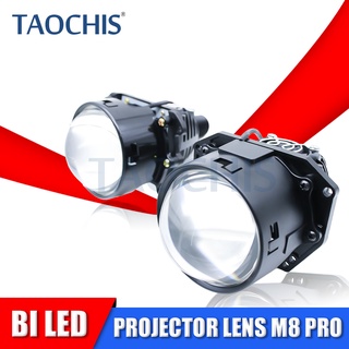 TAOCHIS 3.0 Inches M8 Pro HD Bi Led Projector Lens for Upgrade Car Headlights Motorcycle Automotive Lights Retrofit Hell