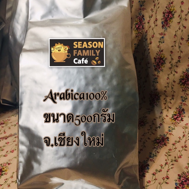 เมล็ดกาแฟArabica 100%