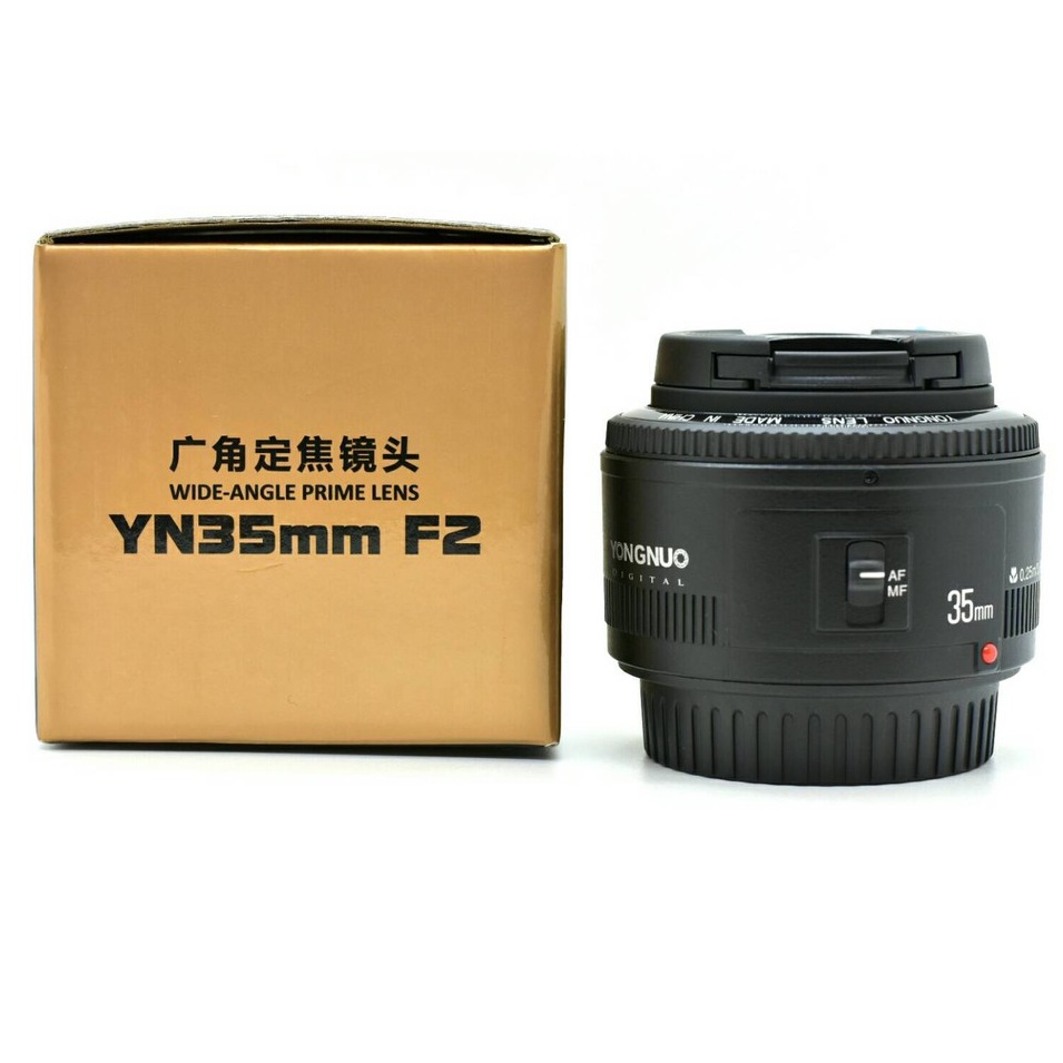 YONGNUO YN35mm. F2 For Canon DSLR เลนส์ถ่ายหน้าชัด หลังละลาย รับประกัน 1ปี