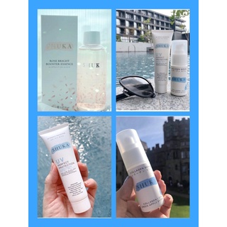 [พร้อมส่ง &amp; ของแท้💯] Shuka Collagen Serum &amp; Shuka UV Perfect Protection &amp; ROSE BRIGHT BOOSTER ESSENCE