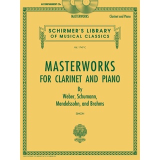 (SALES)MASTERWORKS FOR CLARINET AND PIANO CDs(only)