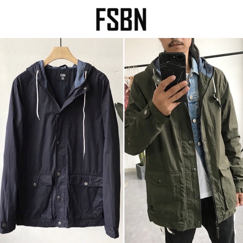 เสื้อฮู้ด เสื้อคลุม Jacket ฮู้ด ☮️แบรนด์ 💢FSBN💢 (JK477)