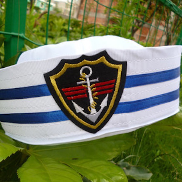 SZ1689 หมวกทหารเรือเพิ่มเสน่ห์