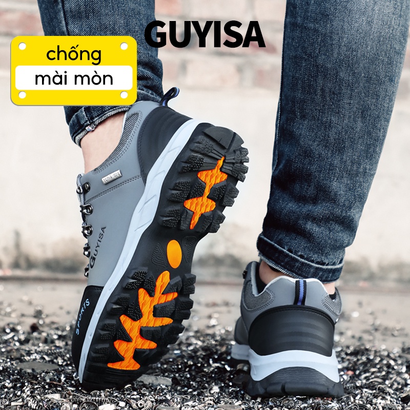 Guyisa حذاء سلامة رياضي بمقدمة فولاذية مقاوم للصدمات والثقب — صورة 7