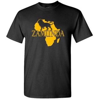 เสื้อยืดสีขาวZamunda - 80s Murphy Movie Novelty - เสื้อยืดลําลอง ผ้าฝ้ายแท้ แขนสั้น คอกลม สไตล์เรโทร เหมาะกับฤดูร้อน สํา