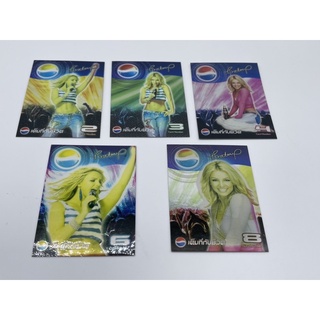 Pepsi Card Britney Spears การ์ดเป๊ปซี่ บริทนีย์ สเปียร์ ชุดไม่ครบ(แถมใบซ้ำคะ)