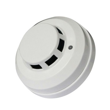 เครื่องตรวจจับควัน เตือนภัยเมื่อมีควันไฟ Photoelectric sensor Wired network smoke alarm with