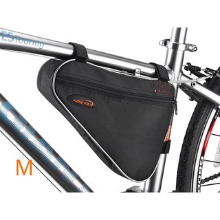 IBERA Triangle Frame Bag : IB-FB1-M กระเป๋าติดเฟรมจักรยาน ทรงสามเหลี่ยม ขนาดกลาง มีช่องหลายช่อง วัสดุดี น่าใช้มากๆ