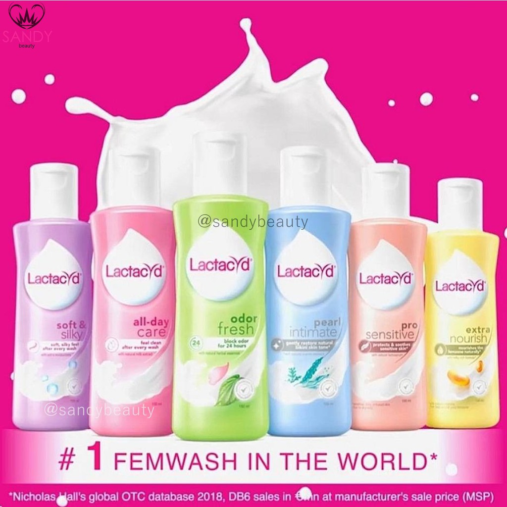 ถูกที่สุด!! 150ml. !! Lactacyd แลคตาซิด ขวดใหญ่ 150ml.มี6สูตร ใช้ดี อ่อนโยนต่อผิว