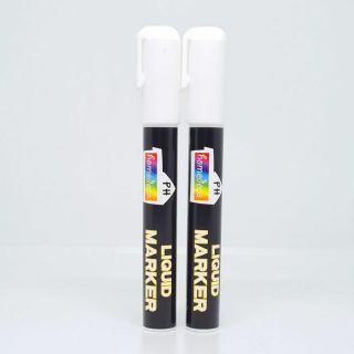 HomedecoPH - 2 pcs liquid chalk/glass markers - White/Black/Brown/Gold/Silver (non-toxic, kid safe)