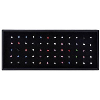 เครื่องประดับจมูกจิวจมูกแหวนสแตนเลส 1 . 8 มม. 60 ชิ้น/ชุด