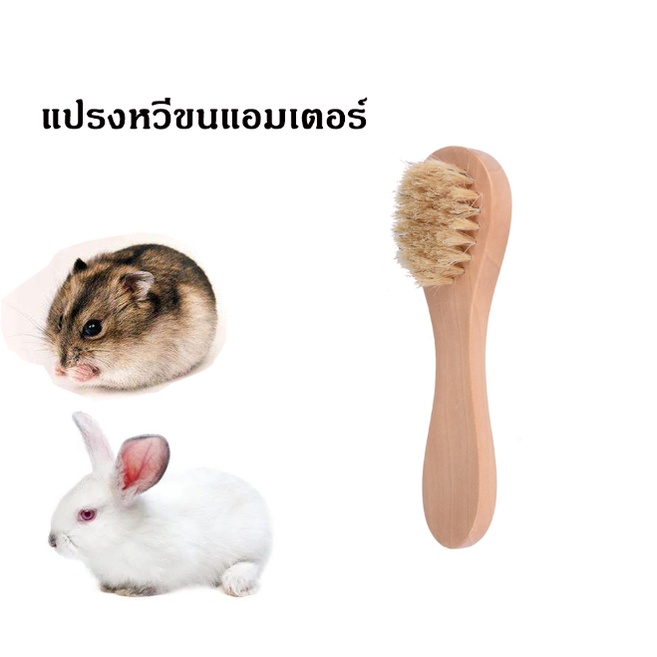 Ming แปรงหวีขนแฮมเตอร์ แปรงนวดขน สัตว์ขนาดเล็ก/กระต่าย/กระรอก พร้อมส่ง