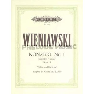 (Violin and Piano) Wieniawski, H: Concerto No.1 in F# minor Op.14 (EP5504)