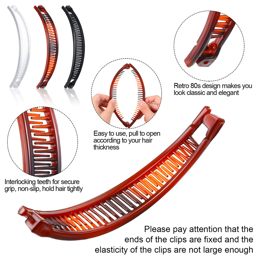 Women Classics Clincher Comb กิ๊บติดผมหางม้า อุปกรณ์จัดแต่งทรงผม ...