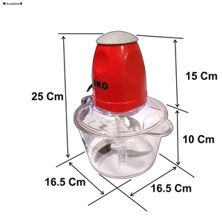 ❁◇✿Sunshine✽SKG เครื่องบด สับไฟฟ้า ใบมีด4ใบ รุ่น SK-6618 ประกัน1ปี เครื่องอเนประสงค์ เครื่องปั่น