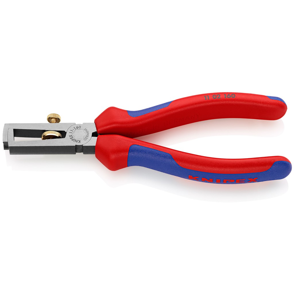 KNIPEX Insulation Strippers - 160 mm คีมปอกสายไฟ 160 มม. รุ่น 1102160