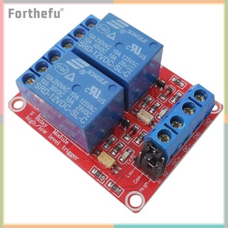 12 V 2 Channel Relay Modul H / L Level Triger อุปกรณ์โมดูลสําหรับ Arduinoraspber