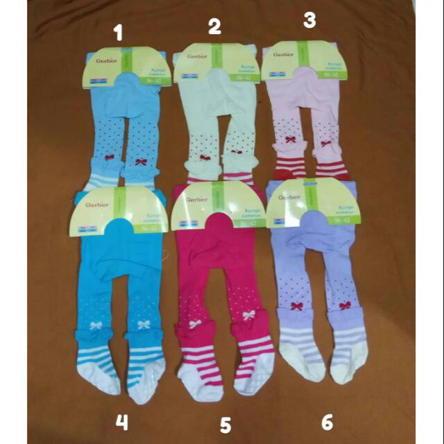 เลกกิ้งเด็ก Gerber 3 ชิ้น Rp. 65.000