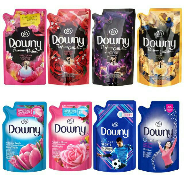 Downy น้ำยาปรับผ้านุ่มสูตนเข้มข้นชนิดถุงเติม