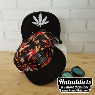 หมวก hiphop ลาย leaf high quality