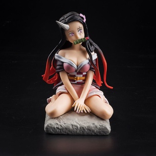 โมเดลฟิกเกอร์ อนิเมะ Nezuko Kamado Sitting ของเล่นสําหรับเด็ก