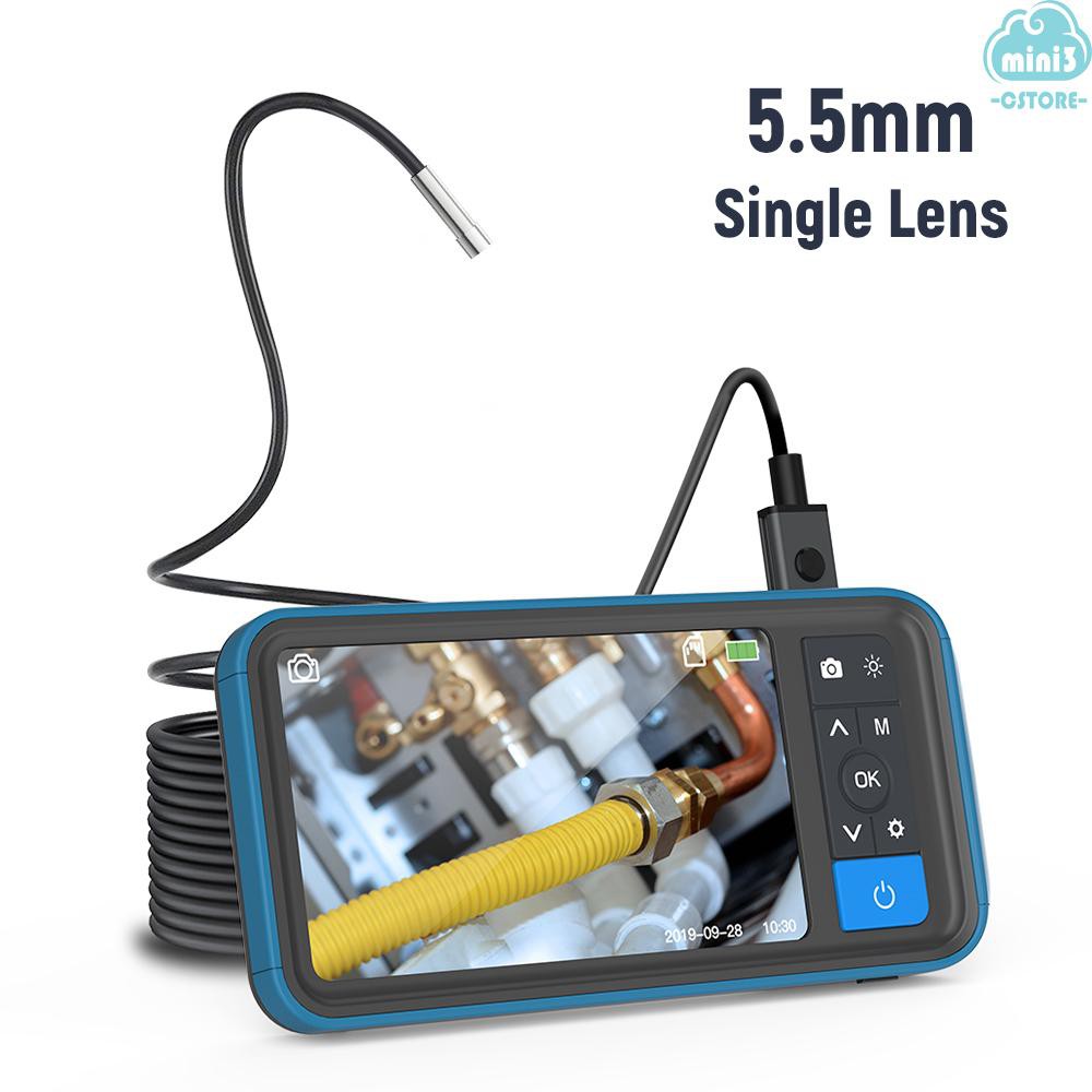 MINI 4.5inch HD Color Screen Digital Endoscope 5.5mm Single Lens IP67 ...