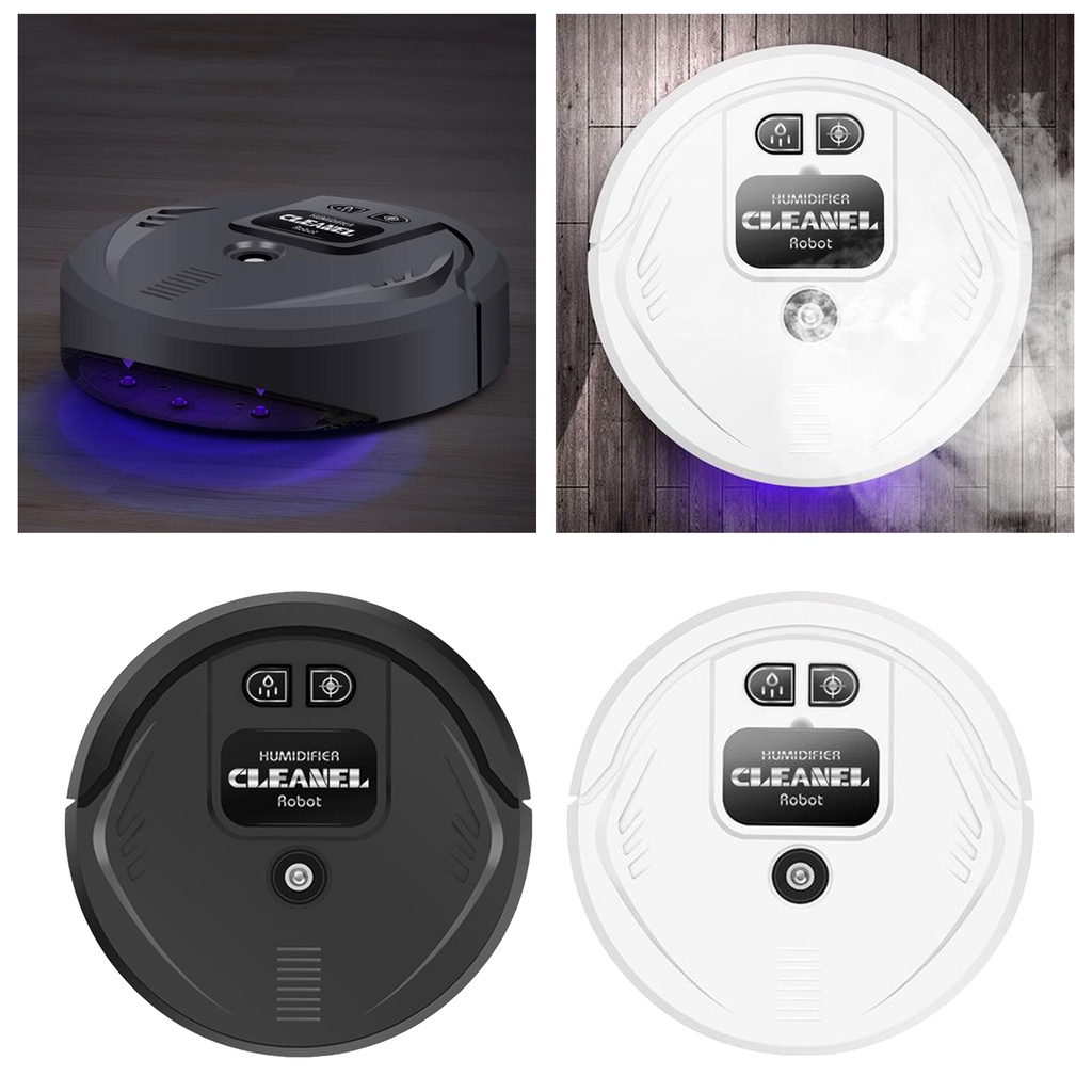 หุ่นยนต์ทำความสะอาดAuto Robotic Vacuums with LED Atmoshere Lights UV