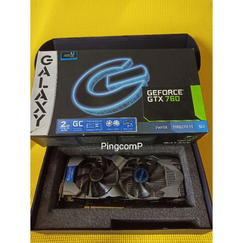 VGA CARD Galaxy GTX 760 2GB.