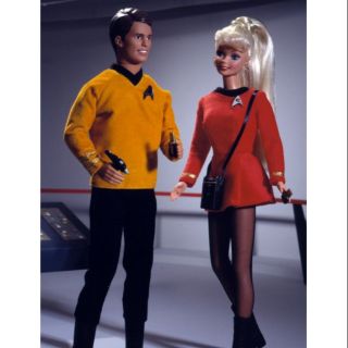 **กล่องชำรุด ไม่มีกล่อง** Barbie &amp; Ken Star Trek Giftset (30th Anniversary Collector Edition) [1996] 15006 #11#