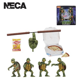 NECA  Teenage Mutant Ninja Turtles (1990 Movie) – 1/4 Scale Action Figures – Baby Turtles Set