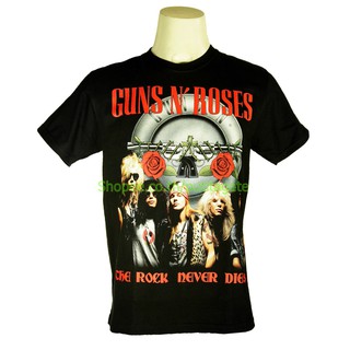 เสื้อวง Guns N Roses เสื้อไซส์ยุโรป กันส์แอนด์โรสเซส PTA581 เสื้อยืดวงดนตรีร็อค