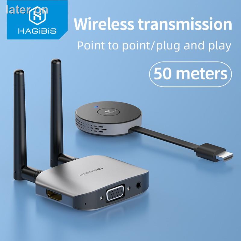 ◆HAGIBIS HDMI ไร้สาย ตัวรับและส่งสัญญาณ Dongle Wirelessราคาต่ำสุด