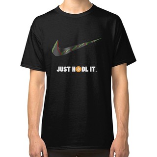 เสื้อยืดพิมพ์ลาย Just hodl It Bitcoin crypto สำหรับผู้ชาย