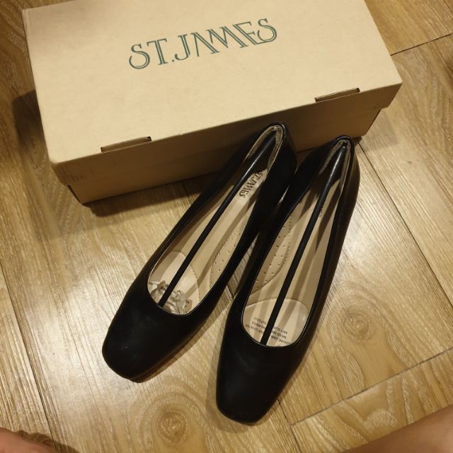 รองเท้าส้นสูงสีดำ ST.JAMES ของแท้ 100%