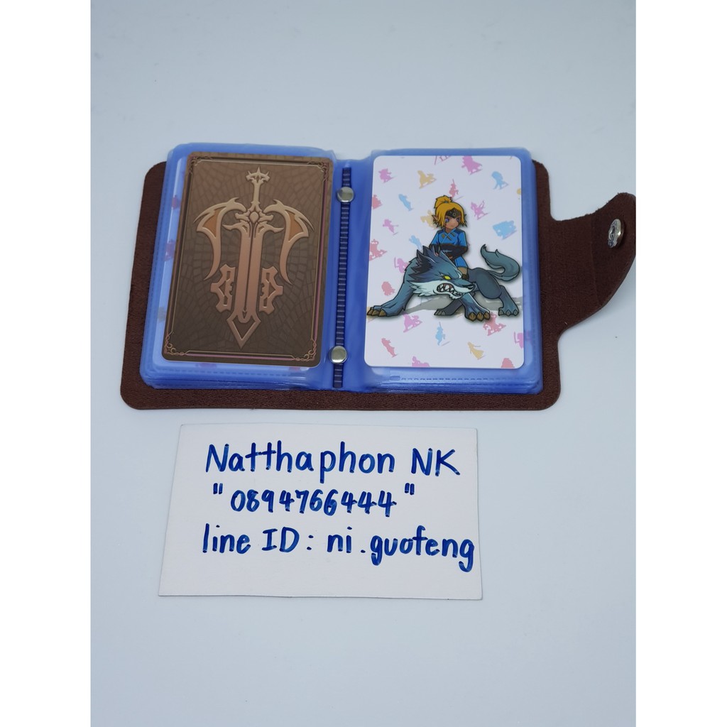 amiibo card Zelda (24 set) + แถมฟรี กระเป๋าหนัง สุดหรู