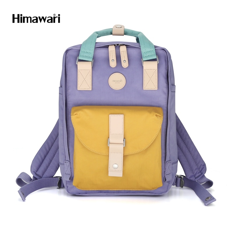 HIMAWARI กระเป๋าเป้สะพายหลัง กันน้ำ 13” Laptop Backpack รุ่น HM-200 สี #04 Purple Mustard