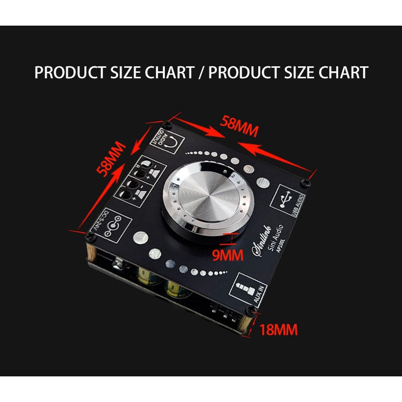 DIYMORE Ap100L / Ap100H 100Wx2 360 แผงวงจรขยายเสียงสเตอริโอดิจิตอลบลูทูธ