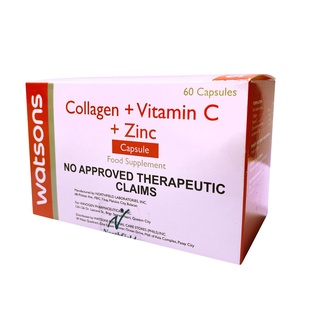 WATSONS Collagen + Vitamin C + Zinc 350mg (Sold Per Capsule)