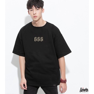 Just Say Bad ® เสื้อ Oversize 666 สีดำ M L