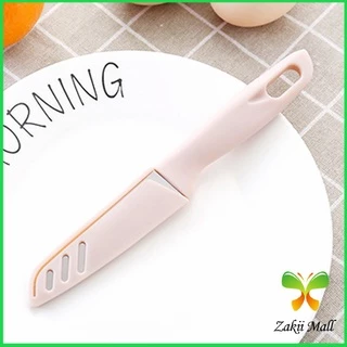 Zakii Mall มีด มีดปอกผลไม้ มีดเล็ก มีสแตนเลส มีดหั่น มีดทำครัว มีดพกพา มีดหลากสี Fruit Knife