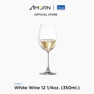 AMORN-(Ocean) 1015W12 MADISON - แก้วไวน์ขาว เมดิสัน โอเชี่ยนกลาส 1015W12 White wine 12 1/4 oz.(350 ml.)บรรจุ 6ใบ