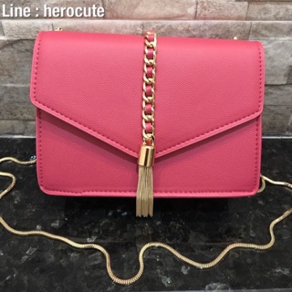 CHARLES &amp; KEITH TASSEL CHAIN CROSSBODY ส่งฟรีEMS