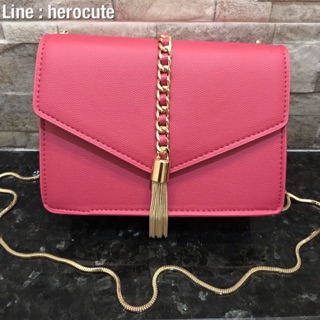 CHARLES &amp; KEITH TASSEL CHAIN CROSSBODY ส่งฟรีEMS