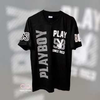 เสื้อ Playboy งานกระแสสุดเท่ สกรีนแขน53 โลโก้แน่น พร้อมส่ง ชาย-หญิง