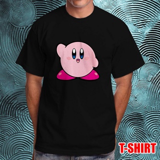เสื้อยืดผ้าฝ้าย พร้อมส่ง เสื้อยืด พิมพ์ลายการ์ตูนเกม Nintendo Kirby Ideo น่ารัก คุณภาพสูง หลากสี