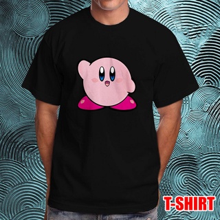 เสื้อยืดผ้าฝ้ายพิมพ์ลายคลาสสิก เสื้อยืด พิมพ์ลายการ์ตูน Nintendo Kirby ideo Game น่ารัก คลาสสิก ไม่ซ้ําใคร สําหรับผู้ชาย